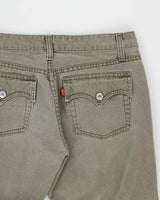 Vintage 2003 Y2K Levi's Red Tab Khaki Low Rise Flap Pocket Bootcut Denim Jeans - W30 L30