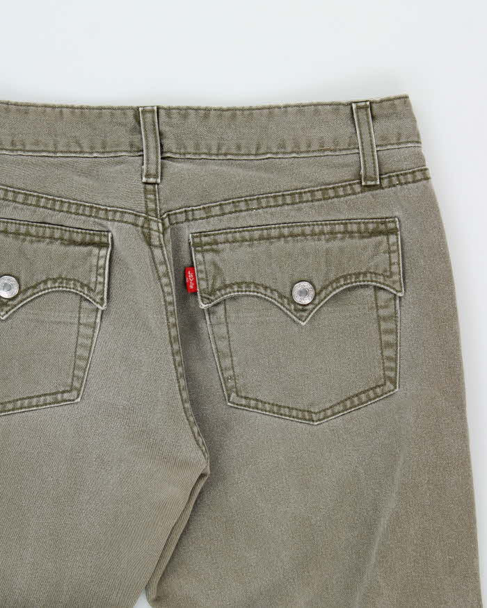 Vintage 2003 Y2K Levi's Red Tab Khaki Low Rise Flap Pocket Bootcut Denim Jeans - W30 L30