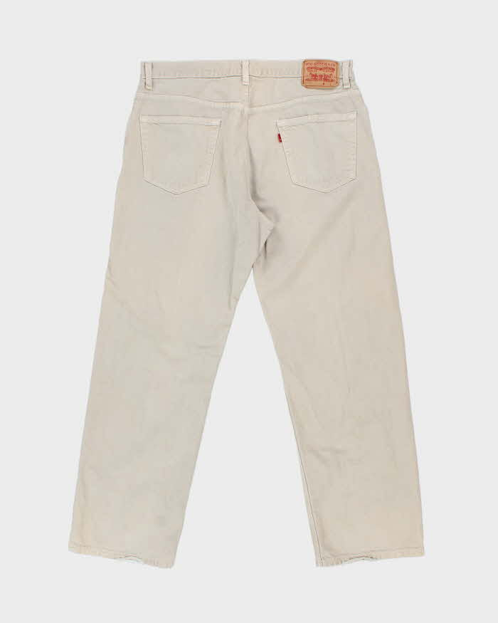 Vintage Y2K 00s Levi's 559 Khaki Relaxed Straight Fit Denim Jeans - W36 L30