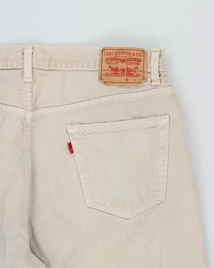Vintage Y2K 00s Levi's 559 Khaki Relaxed Straight Fit Denim Jeans - W36 L30