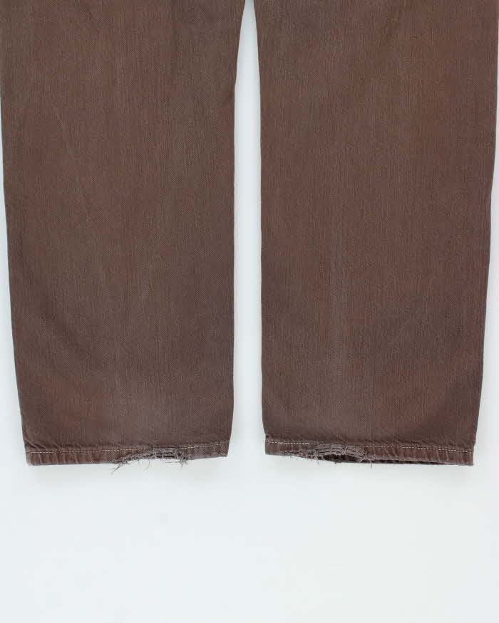 Vintage Y2K 00s Levi's 559 Brown Relaxed Straight Fit Denim Jeans - W36 L30