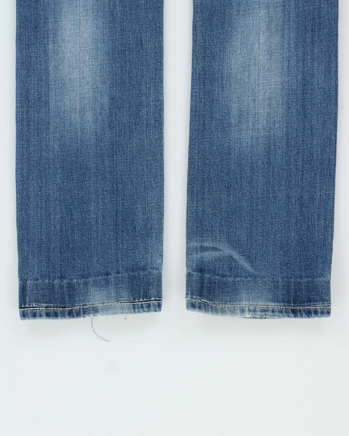 Vintage Y2K 00s Miss Me Women's Low-Rise Embellished Slim Straight Leg Denim Jeans - W28 L30