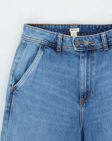 Vintage Roxy Women's High-Rise Wide Leg Bell Bottom Flared Denim Jeans - W28 L30