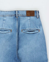Vintage Roxy Women's High-Rise Wide Leg Bell Bottom Flared Denim Jeans - W28 L30