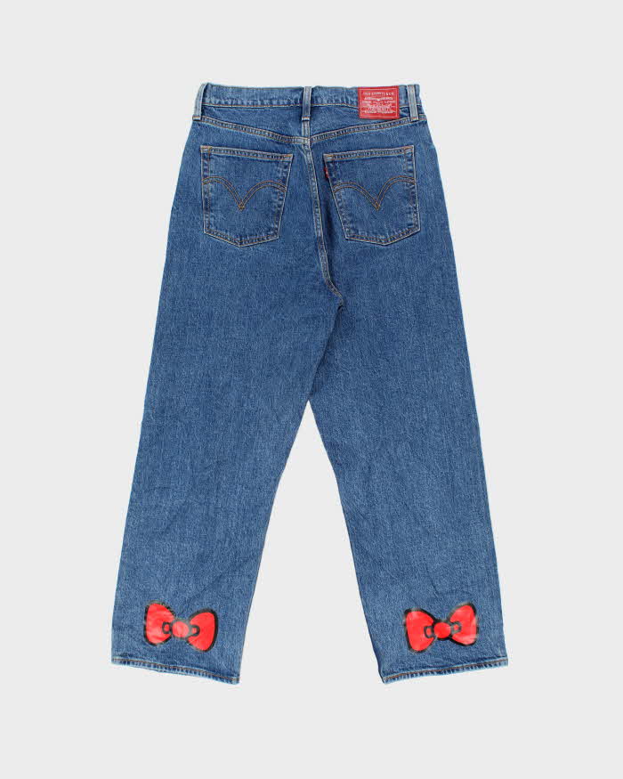 Levi's x Hello Kitty Women's Ribcage Big E High-Rise Relaxed Straight Leg Denim Jeans - W31 L27