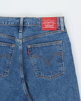 Levi's x Hello Kitty Women's Ribcage Big E High-Rise Relaxed Straight Leg Denim Jeans - W31 L27