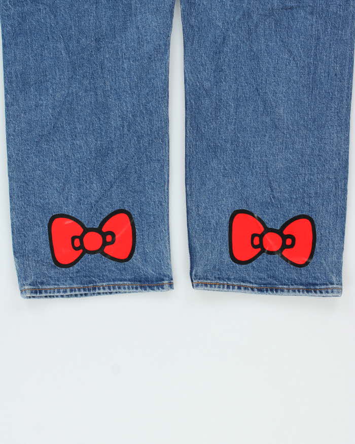 Levi's x Hello Kitty Women's Ribcage Big E High-Rise Relaxed Straight Leg Denim Jeans - W31 L27