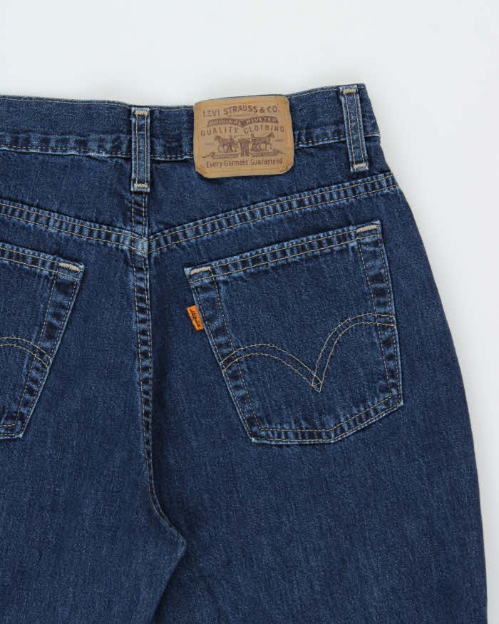 Vintage 1998 Levi's Women's Orange Tab Batwing Made In USA High-Rise Bootcut Denim Jeans - W28 L31