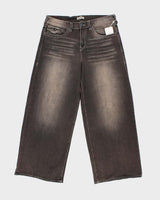 DSWT True Religion Women's 'Jessie Super Baggy' Mid Rise Mud Wash Ultra Wide Leg Jeans - W36 L31