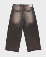 DSWT True Religion Women's 'Jessie Super Baggy' Mid Rise Mud Wash Ultra Wide Leg Jeans - W36 L31