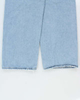 Agolde Women's 'Low Rise Baggy' Distressed Light Wash Denim Wide Leg Jeans - W32 L30