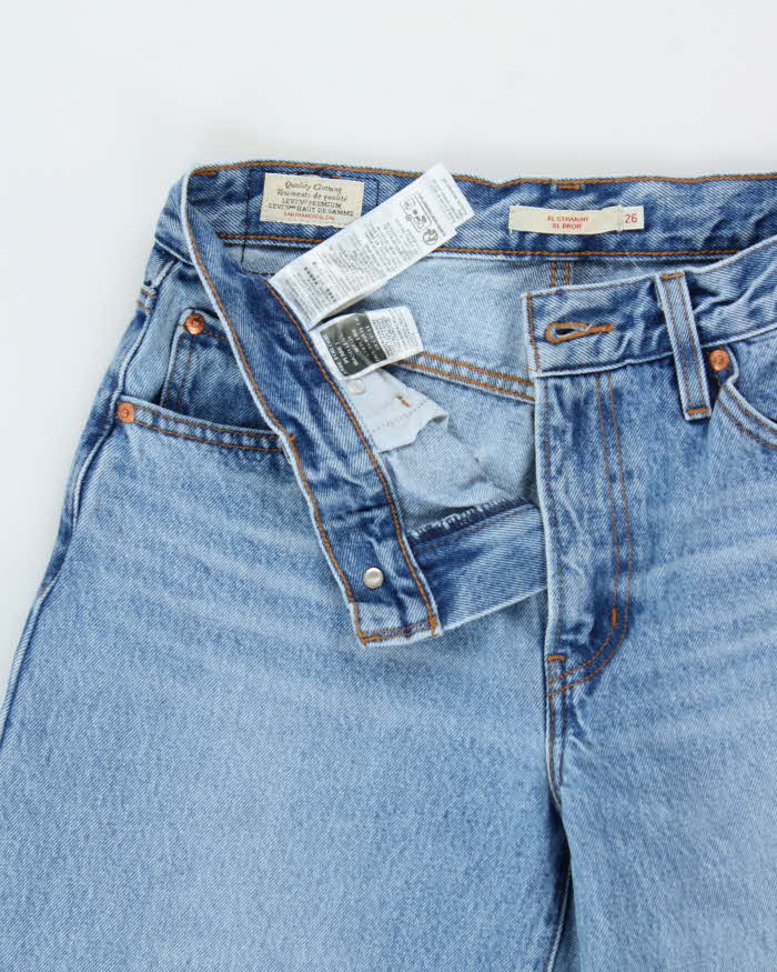 Levi's Premium 'XL Straight' Women's High Rise Ultra Wide Leg Denim Jeans - W28 L30