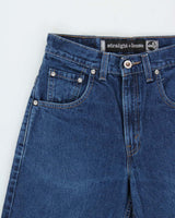 Vintage 1995 Levi's SilverTab Batwing Made In USA Women's High Waisted 'Straight + Loose' Denim Jeans - W26 L27