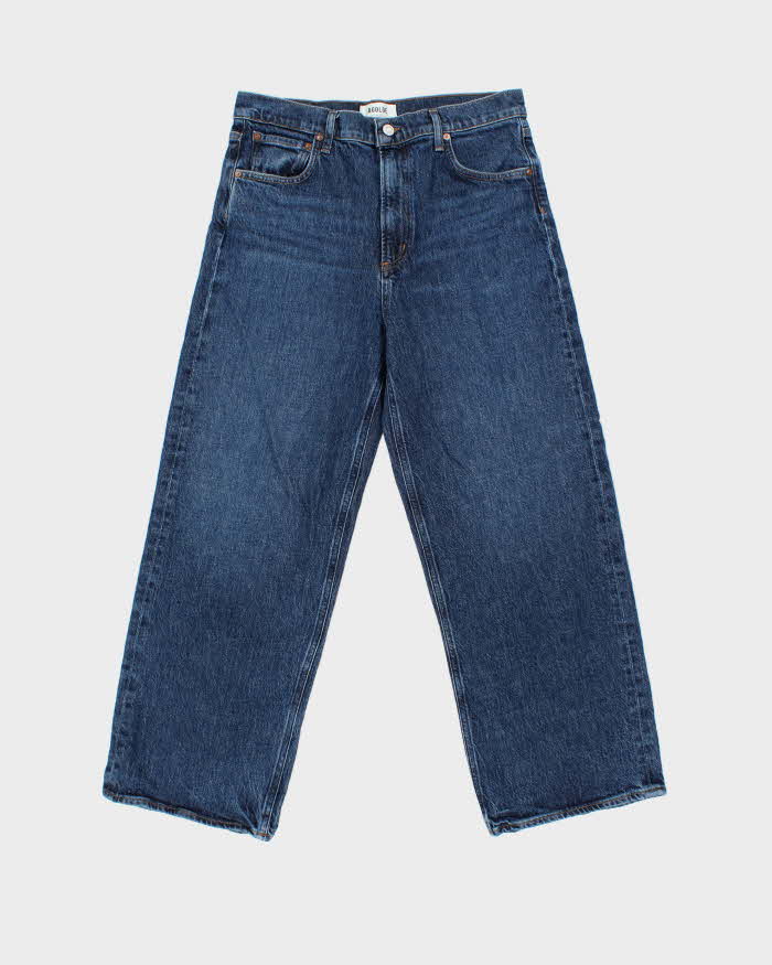 Agolde Women's High Rise Wide Leg Denim 'Ren' Jeans - W31 L28