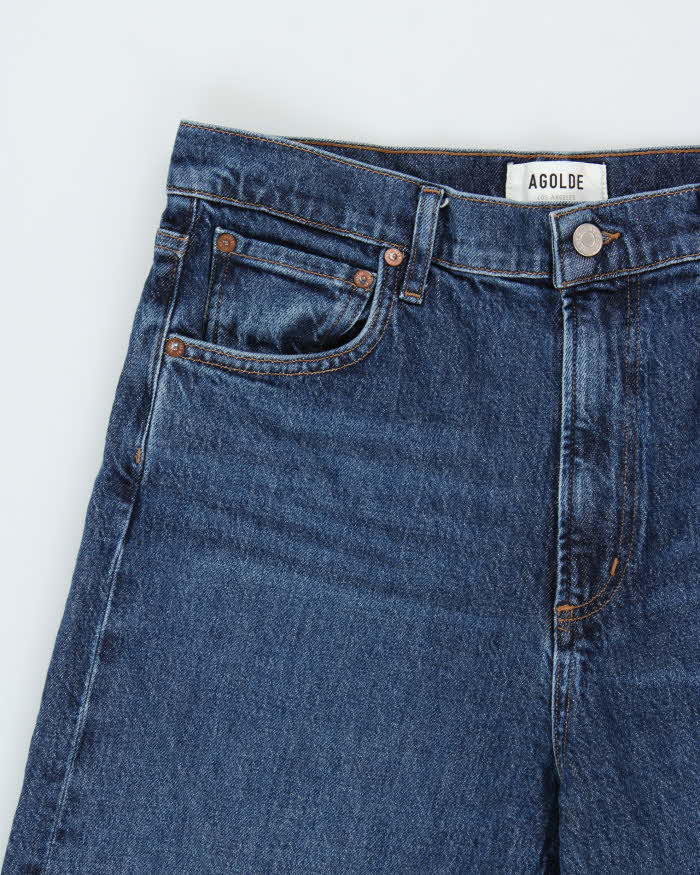 Agolde Women's High Rise Wide Leg Denim 'Ren' Jeans - W31 L28