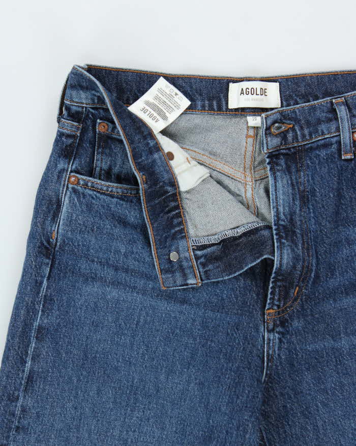 Agolde Women's High Rise Wide Leg Denim 'Ren' Jeans - W31 L28