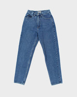 Vintage 1990s Guess Made In USA Women's High Rise Relaxed Fit Carrot Top Denim Jeans - W25 L30