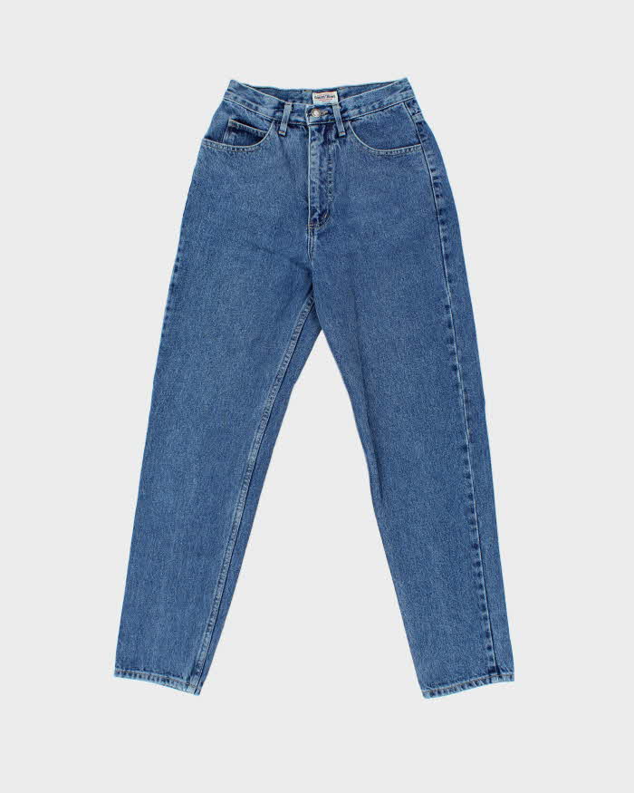 Vintage 1990s Guess Made In USA Women's High Rise Relaxed Fit Carrot Top Denim Jeans - W25 L30