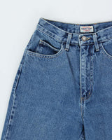 Vintage 1990s Guess Made In USA Women's High Rise Relaxed Fit Carrot Top Denim Jeans - W25 L30