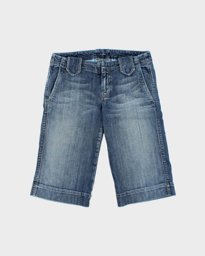 Vintage Y2k 2000s For All Man Kind Denim Capris - W32