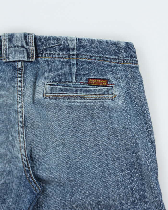 Vintage Y2k 2000s For All Man Kind Denim Capris - W32