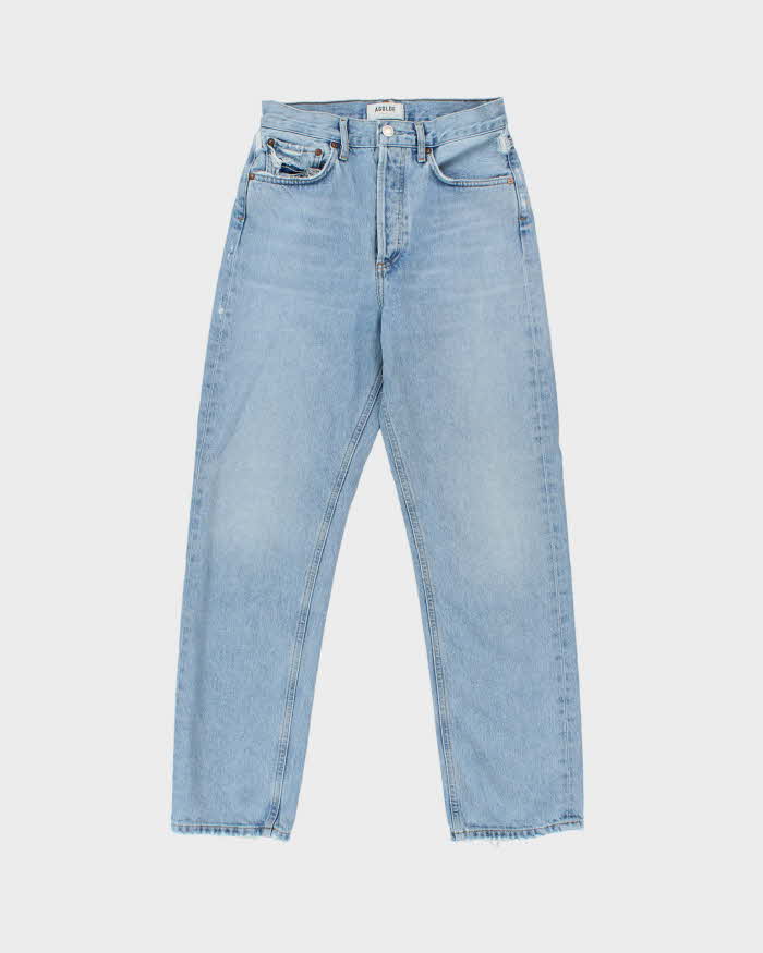 Agolde '90's' Light Wash Distressed Pocket Jeans - W26 L29