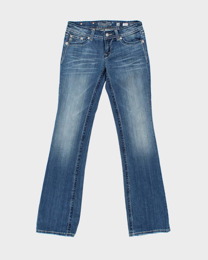 Vintage Y2k 2000s Miss Me Rhinestone Bootcut Jeans - W30 L34