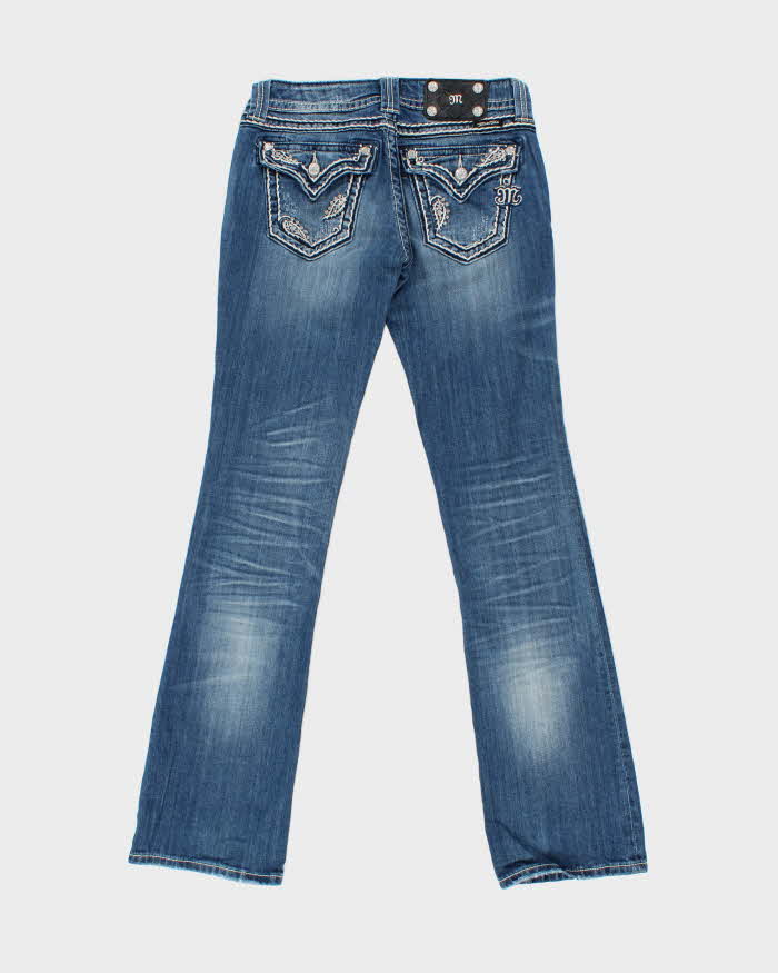 Vintage Y2k 2000s Miss Me Rhinestone Bootcut Jeans - W30 L34