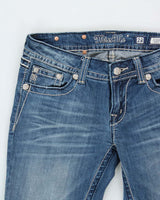 Vintage Y2k 2000s Miss Me Rhinestone Bootcut Jeans - W30 L34