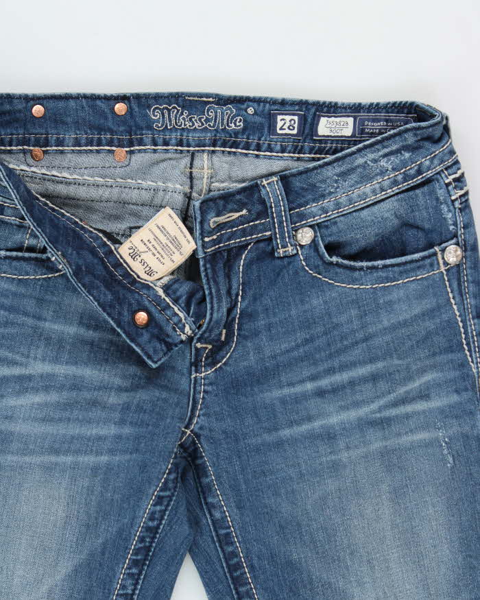 Vintage Y2k 2000s Miss Me Rhinestone Bootcut Jeans - W30 L34
