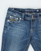 Vintage Y2k 2000s Miss Me Rhinestone Bootcut Jeans - W30 L34