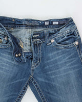 Vintage Y2k 2000s Miss Me Rhinestone Bootcut Jeans - W30 L34