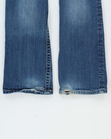 Vintage Y2k 2000s Miss Me Rhinestone Studded Bootcut Jeans - W27 L32