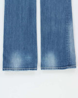 Vintage Y2k 2000s Miss Me Embroidered Rhinestone Studded Bootcut Jeans - W32 L32