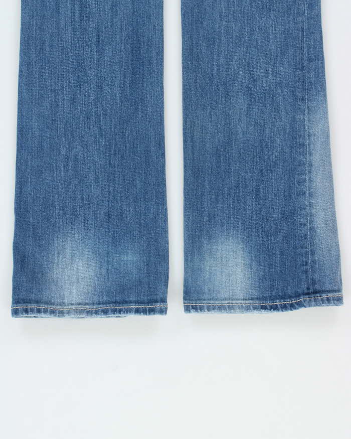 Vintage Y2k 2000s Miss Me Embroidered Rhinestone Studded Bootcut Jeans - W32 L32