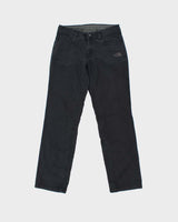 Vintage The North Face Women's Mid-Rise Embroidered Straight Leg Canvas Denim Hiking Jeans - W28 L30