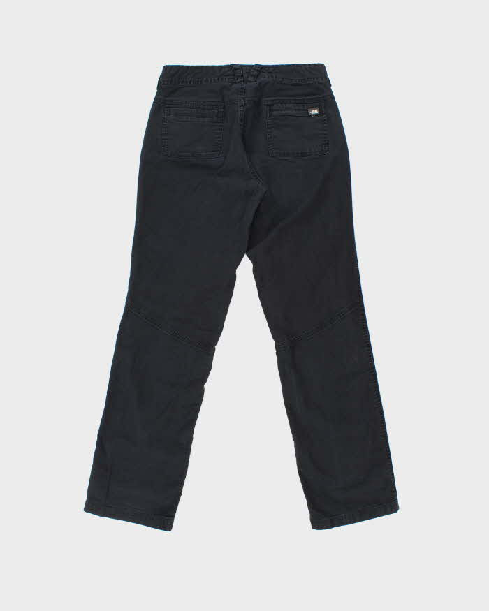 Vintage The North Face Women's Mid-Rise Embroidered Straight Leg Canvas Denim Hiking Jeans - W28 L30