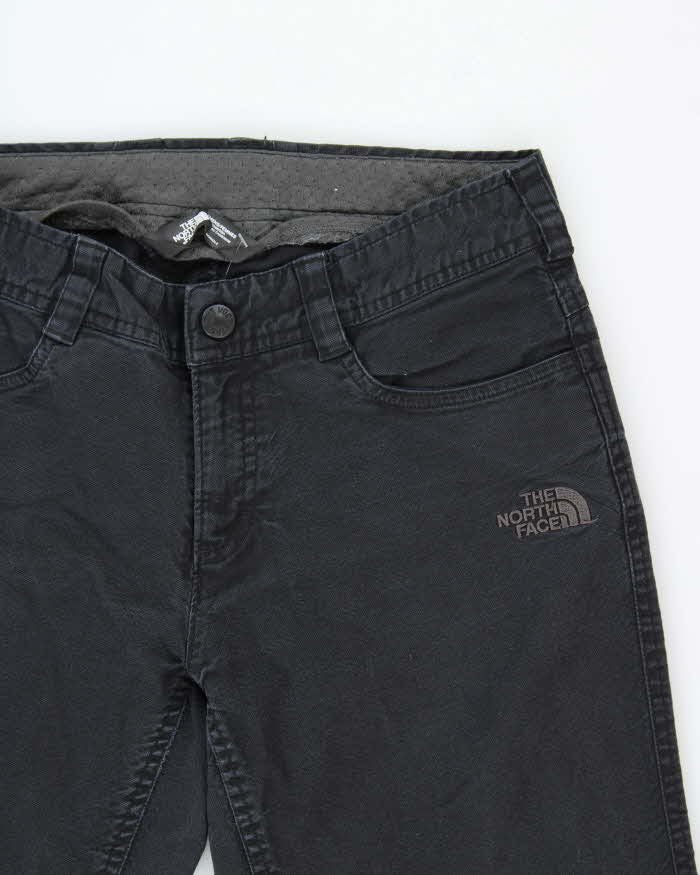 Vintage The North Face Women's Mid-Rise Embroidered Straight Leg Canvas Denim Hiking Jeans - W28 L30