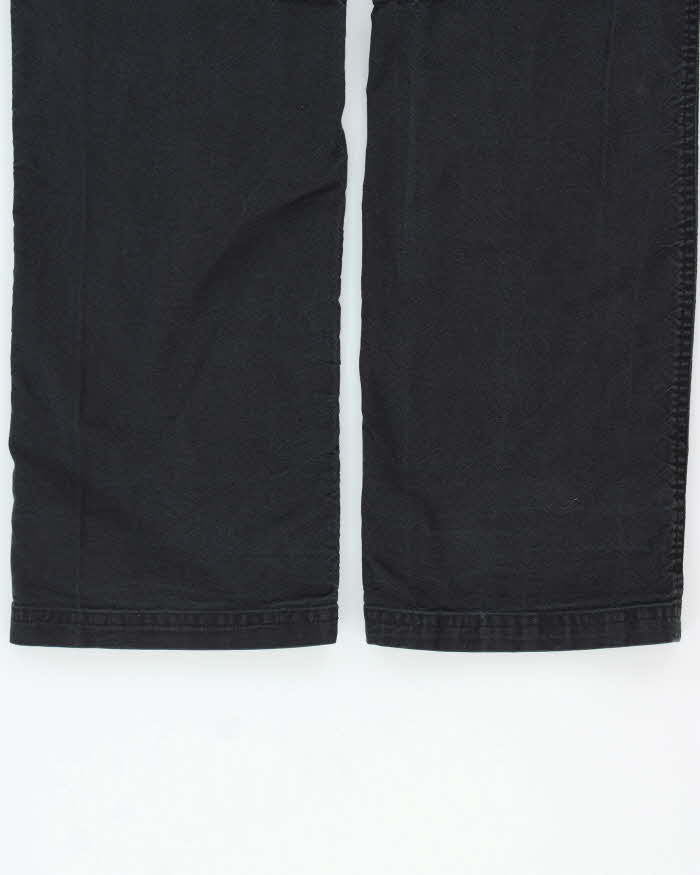 Vintage The North Face Women's Mid-Rise Embroidered Straight Leg Canvas Denim Hiking Jeans - W28 L30