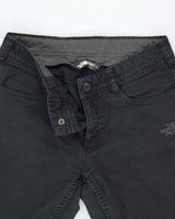 Vintage The North Face Women's Mid-Rise Embroidered Straight Leg Canvas Denim Hiking Jeans - W28 L30