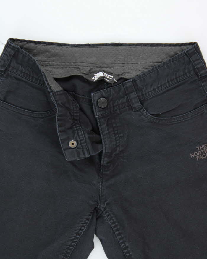 Vintage The North Face Women's Mid-Rise Embroidered Straight Leg Canvas Denim Hiking Jeans - W28 L30