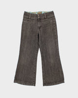 Vintage Y2K 00s Rich &amp; Skinny Women's Mid-Rise Stone Wash Denim Made In USA Bootcut Flared Jeans - W32 L30