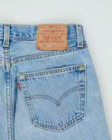 Vintage 1996 Levi's 501 Red Batwing Made In USA Jeans - W30 L32
