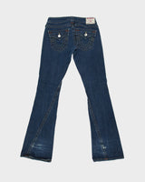 Vintage Y2K 2000s True Religion 'Joey' Twisted Seam Flared Jeans - W26 L32