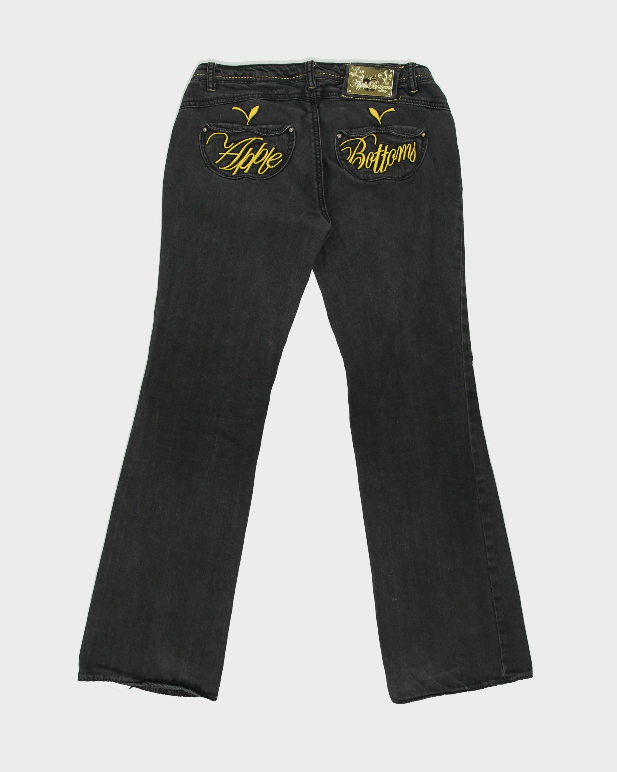 Vintage Y2K 2000s Apple Bottom Embroidered Bootcut Jeans - W32 L32