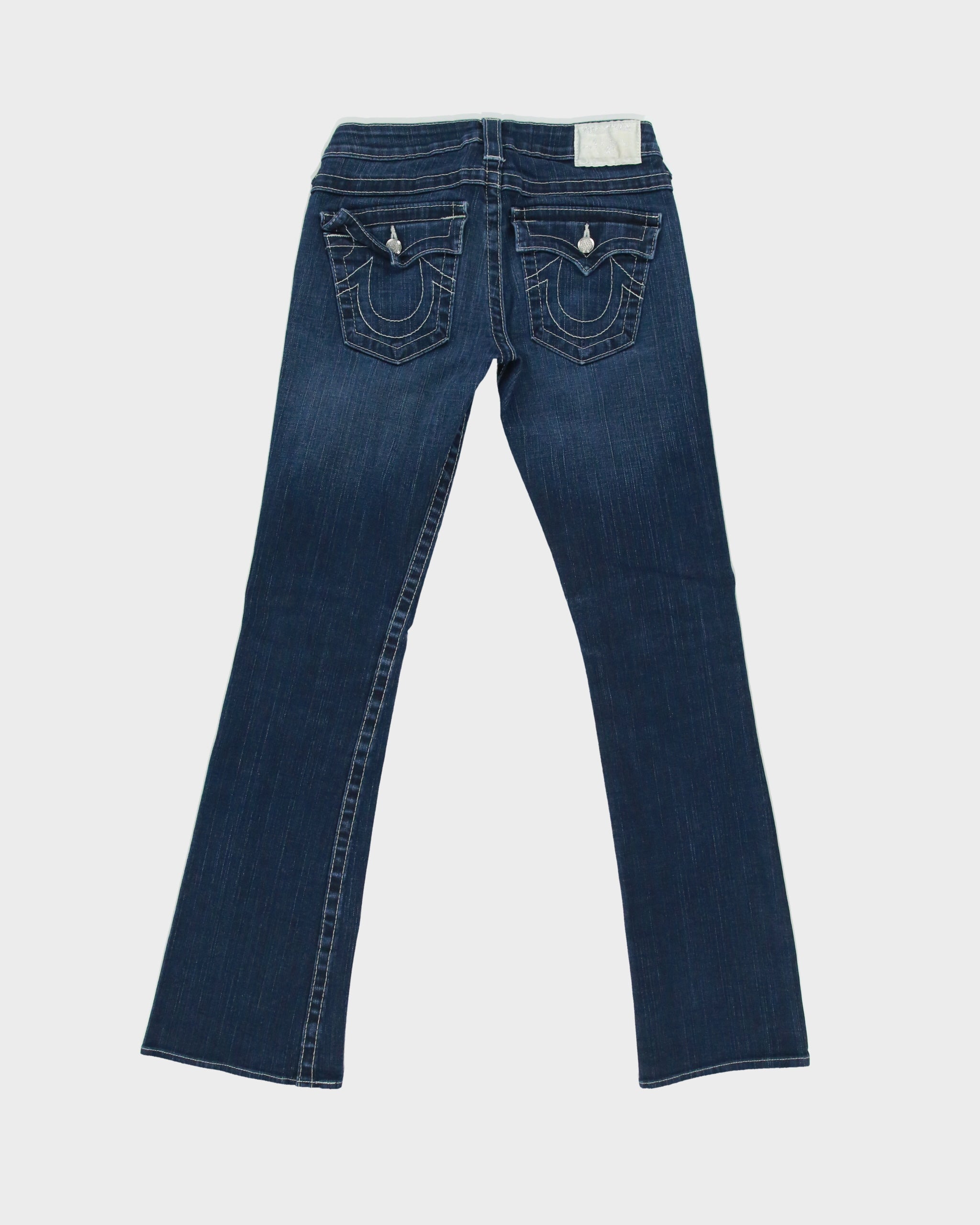 Vintage Y2K 2000s True Religion 'Ricky' Rhinestone Detail Jeans - W28 L30