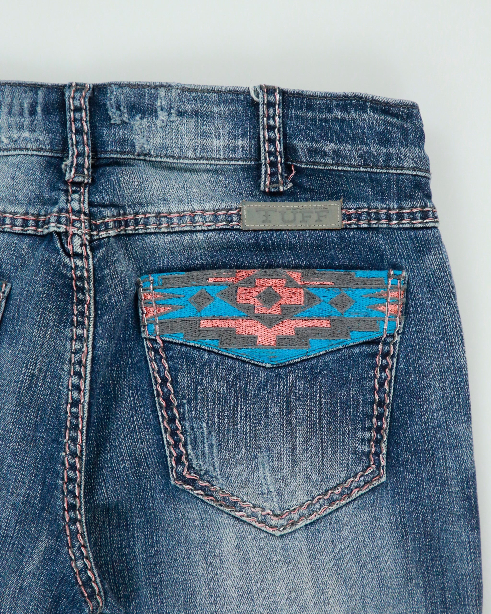 Vintage Y2K 2000s Cowgirl Tuff Co Embroidered Bootcut Jeans - W29 L33