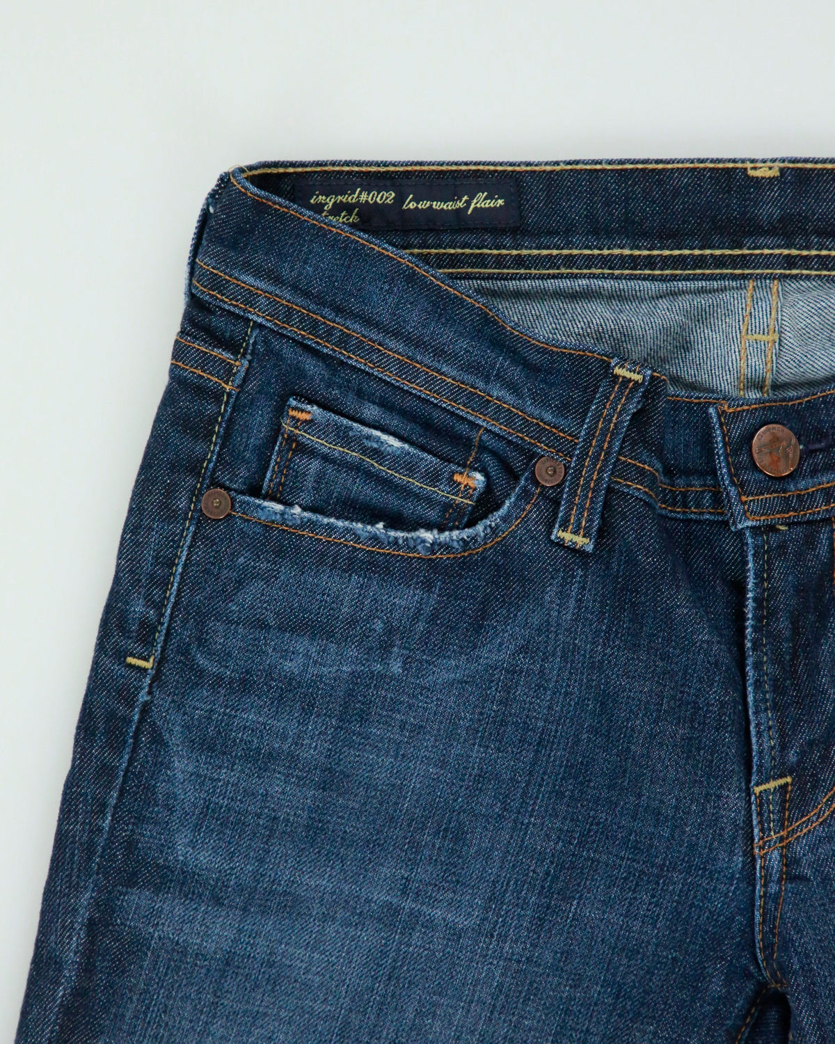 Vintage Y2K 2000s Citizens Of Humanity 'Ingrid' Low Rise Flared Jeans - W28 L30