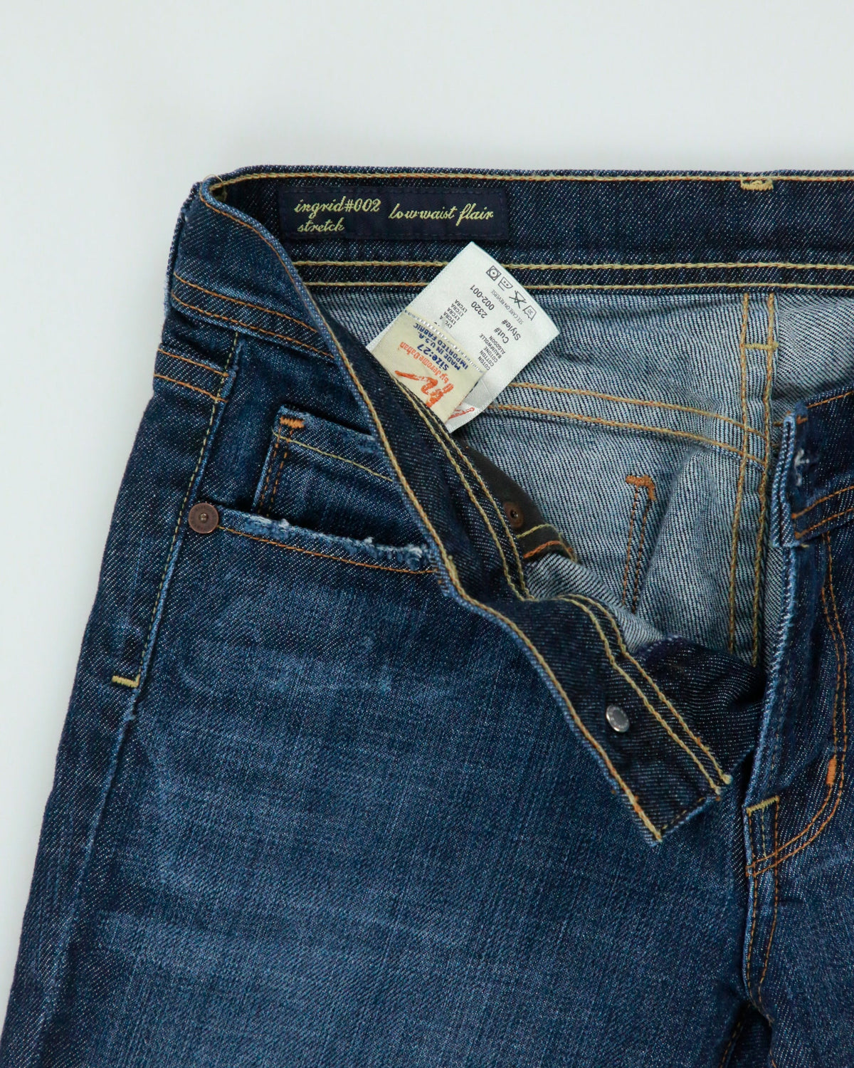 Vintage Y2K 2000s Citizens Of Humanity 'Ingrid' Low Rise Flared Jeans - W28 L30