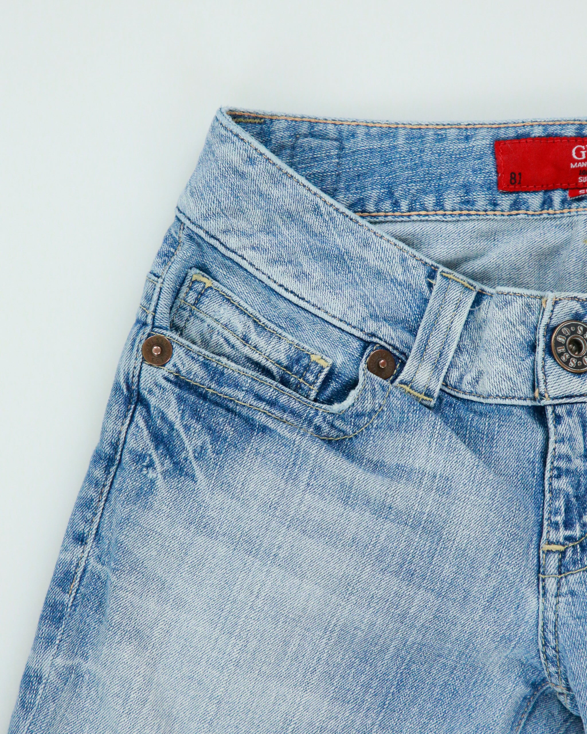 Vintage Y2K 2000s Guess 'Daredevil Flare' Jeans - W27 L32
